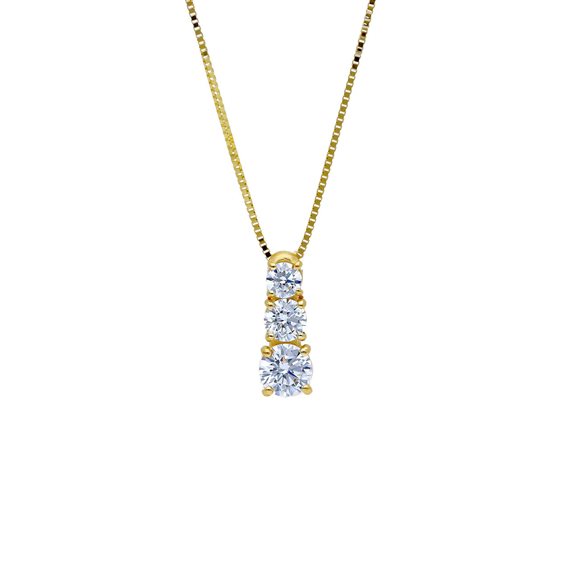 Collana Gioielleria Dossena  Donna in Oro Zircone 173891 - 173891